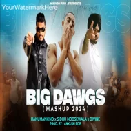 BIG DAWGS x Sidhumoosewala ( Mashup ) - Hanumankind Divine Ankush Rdb