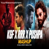 KGF vs RRR vs PUSHPA (Mega Mashup 2k25) DJ Dalal London